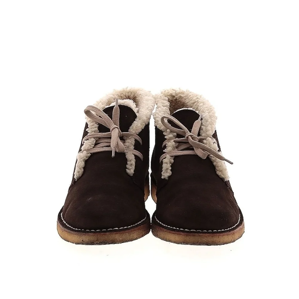 Bally Brown Suede Ankle Boots